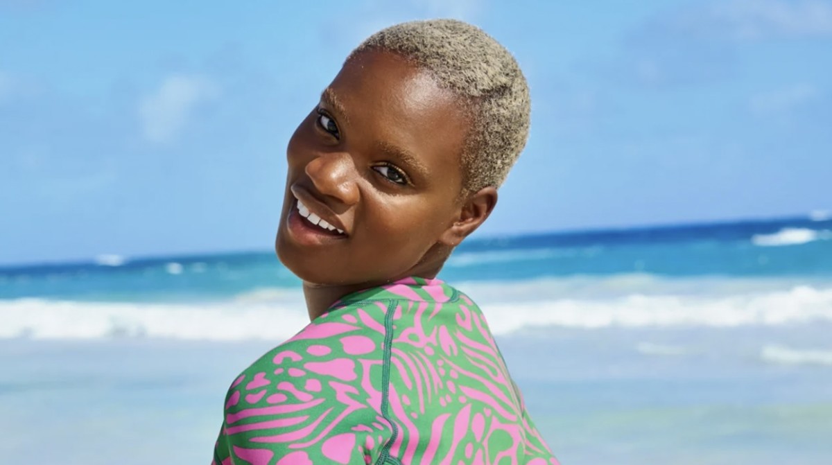 Ashley Byrd was photographed by Yu Tsai in the Dominican Republic.